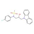 N-(3-carbazol-9-yl-2-hydroxypropyl)-N-(4-fluorophenyl)methanesulfonamide
