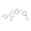 N-((S)-1-((S)-2,2-Dimethyl-1,3-dioxolan-4-yl)-2-((4-(4-(trifluoromethoxy)phenoxy)phenyl)sulfonyl)ethyl)-N-hydroxyformamide