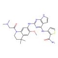 3-[(2-{[1-(N,N-Dimethylglycyl)-6-Methoxy-4,4-Dimethyl-1,2,3,4-Tetrahydroquinolin-7-Yl]amino}-7h-Pyrrolo[2,3-D]pyrimidin-4-Yl)amino]thiophene-2-Carboxamide