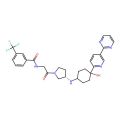 N-[2-[(3S)-3-[[cis-4-hydroxy-4-(5-pyrimidin-2-yl-2-pyridyl)cyclohexyl]amino]pyrrolidin-1-yl]-2-oxo-ethyl]-3-(trifluoromethyl)benzamide