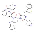 N-((R)-3-(Benzo[b]thiophen-3-yl)-1-(((R)-1-(((S)-1-((4-carbamoylpiperidin-4-yl)amino)-1-oxo-3-phenylpropan-2-yl)amino)-3-(1H-indol-3-yl)-1-oxopropan-2-yl)amino)-1-oxopropan-2-yl)piperidine-4-carboxamide