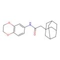 2-(1-金刚烷基)-N-(2,3-二氢-1,4-苯并二恶英-6-基)乙酰胺