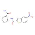 N-(2-carbamoylphenyl)-5-nitro-1-benzothiophene-2-carboxamide