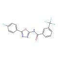 N-(5-(4-fluorophenyl)-1,3,4-oxadiazol-2-yl)-3-(trifluoromethyl)benzamide