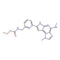 N-((6-(1,6-Dihydro-1-methyl-4-(methylamino)imidazo(4,5-d)pyrrolo(2,3-b)pyridin-7-yl)-2-pyridinyl)methyl)-2-methoxyacetamide