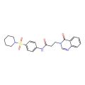 3-(4-oxo-3(4H)-quinazolinyl)-N-[4-(1-piperidinylsulfonyl)phenyl]propanamide