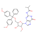 5′-O-[Bis(4-methoxyphenyl)phenylmethyl]-2′-O-methyl-N-(2-methyl-1-oxopropyl)guanosine