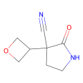 3-(oxetan-3-yl)-2-oxo-pyrrolidine-3-carbonitrile