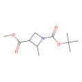 O1-tert-butyl O3-methyl (2S,3R)-2-methylazetidine-1,3-dicarboxylate