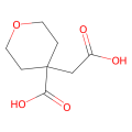4-(carboxymethyl)oxane-4-carboxylic acid