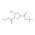 O1-tert-butyl O3-ethyl 4-hydroxypyrrolidine-1,3-dicarboxylate