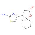 4-(2-氨基-噻唑-4-基)-1-恶-螺[4.5]癸-2-酮