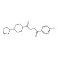 Piperazine, 1-(4-(4-chlorophenyl)-1,4-dioxobutyl)-4-cyclopentyl-