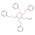 苯基3-O-烯丙基-2,4,6-三-O-苄基-1-硫代-β-D-吡喃半乳糖苷
