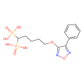{5-[(4-phenyl-1,2,5-oxadiazol-3-yl)oxy]-1-phosphonopentyl}phosphonic acid