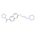 [6-(3-piperidin-1-ylpropoxy)naphthalen-2-yl]-pyrrolidin-1-ylmethanone