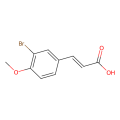 3-(3-bromo-4-methoxy-phenyl)prop-2-enoic acid