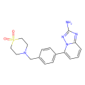 5-[4-[(1,1-dioxo-1,4-thiazinan-4-yl)methyl]phenyl]-[1,2,4]triazolo[1,5-a]pyridin-2-amine