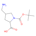 (2S,4R)-4-(aminomethyl)-1-[(tert-butoxy)carbonyl]pyrrolidine-2-carboxylic acid