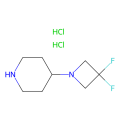 4-(3,3-difluoroazetidin-1-yl)piperidine;dihydrochloride