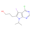 3-(4-chloro-5-iodo-7-isopropyl-pyrrolo[2,3-d]pyrimidin-6-yl)propan-1-ol