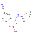 (3S)-3-(tert-butoxycarbonylamino)-3-(3-cyanophenyl)propanoic acid