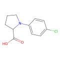 (2S)-1-(4-chlorophenyl)pyrrolidine-2-carboxylic acid