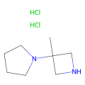 1-(3-methylazetidin-3-yl)pyrrolidine;dihydrochloride