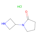 1-(azetidin-3-yl)pyrrolidin-2-one hydrochloride