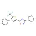 3-Phenyl-5-(4-phenyl-5-(trifluoromethyl)thiophen-2-yl)-1,2,4-oxadiazole