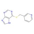6-[(pyridin-3-ylmethyl)sulfanyl]-7H-purine