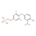 Phosphonic acid, p-((4-((4-hydroxy-3-(1-methylethyl)phenyl)methyl)-3,5-dimethylphenoxy)methyl)-