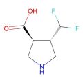 (3S,4S)-4-(difluoromethyl)pyrrolidine-3-carboxylic acid