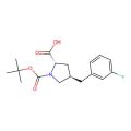 (2S,4R)-1-(叔丁氧基羰基)-4-(3-氟苄基)吡咯烷-2-甲酸