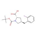 (2S,4R)-1-(tert-Butoxycarbonyl)-4-(2-iodobenzyl)pyrrolidine-2-carboxylicacid