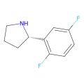 (S)-2-(2,5-氟苯基)吡咯烷
