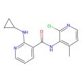 N-(2-氯-4-甲基-3-吡啶)-2-环丙氨基-3-吡啶甲酰胺