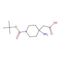 2-(4-氨基-1-(叔丁氧基羰基)哌啶-4-基)乙酸