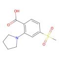 2-(1-吡咯烷基)-4-甲砜基苯甲酸