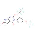 2-(2,2,3,3,3-Pentafluoropropoxy)-3-[4-(2,2,2-trifluoroethoxy)phenyl]-5,7-dihydro-3H-pyrrolo[2,3-d]pyrimidine-4,6-dione