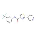 2-(4-pyridinyl)-N-[3-(trifluoromethyl)phenyl]-1,3-thiazole-4-carboxamide