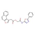 [(5-Phenyl-1,3,4-oxadiazol-2-yl)carbamoyl]methyl 2-{naphtho[2,1-b]furan-1-yl}acetate