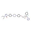 4-[4-[4-[4-[[(3R,5R)-5-(2,4-difluorophenyl)-5-(1,2,4-triazol-1-ylmethyl)oxolan-3-yl]methoxy]phenyl]piperazin-1-yl]phenyl]-2-pentan-3-yl-1,2,4-triazol-3-one