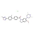 [6-[(3R,5S)-3,5-dimethylpiperazin-1-yl]-5-methoxy-2,3-dihydroindol-1-yl]-[4-[2-methyl-4-(5-methyl-1,2,4-oxadiazol-3-yl)phenyl]phenyl]methanone;hydrochloride