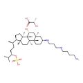 [(3R,6R)-6-[(3S,5R,7R,8R,9S,10S,13R,14S,17R)-3-[3-(4-aminobutylamino)propylamino]-7-hydroxy-10,13-dimethyl-2,3,4,5,6,7,8,9,11,12,14,15,16,17-tetradecahydro-1H-cyclopenta[a]phenanthren-17-yl]-2-methylheptan-3-yl] hydrogen sulfate;(2S)-2-hydroxypropanoic ac