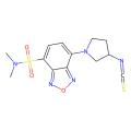 (R)-(-)-DBD-Py-NCS [=(R)-(-)-4-(N,N-二甲氨基磺酰基)-7-(3-异硫氰酸基四氢吡咯-1-基)-2,1,3-苯并恶二唑][用于高效液相色谱标记]