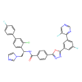 (R)-N-(1-(3-Chloro-4′-fluoro-[1,1′-biphenyl]-4-yl)-2-(1H-imidazol-1-yl)ethyl)-4-(5-(3-fluoro-5-(5-fluoropyrimidin-4-yl)phenyl)-1,3,4-oxadiazol-2-yl)benzamide