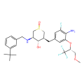 (1R,3S,4S,5R)-3-[(4-amino-3-fluoro-5-{[(2R)-1,1,1-trifluoro-3-methoxypropan-2-yl]oxy}phenyl)methyl]-5-{[(3-tert-butylphenyl)methyl]amino}-4-hydroxy-1λ⁴-thian-1-one