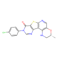 (5R)-14-(4-chlorophenyl)-5-methyl-6-oxa-11-thia-3,9,14,16-tetraazatetracyclo[8.7.0.0^{2,7}.0^{12,17}]heptadeca-1,7,9,12(17),15-pentaen-13-one