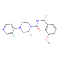 (2R)-4-(3-fluoropyridin-4-yl)-N-[(1R)-1-(3-methoxyphenyl)ethyl]-2-methylpiperazine-1-carboxamide